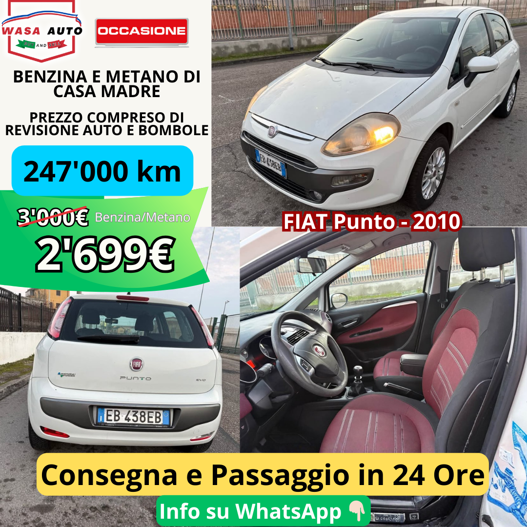 FIAT Punto 2010 Metano